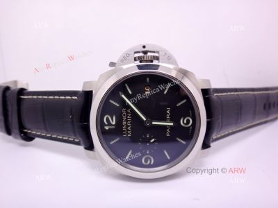 Swiss Replica Panerai Luminor Marina PAM00312 Watch SS Black 
